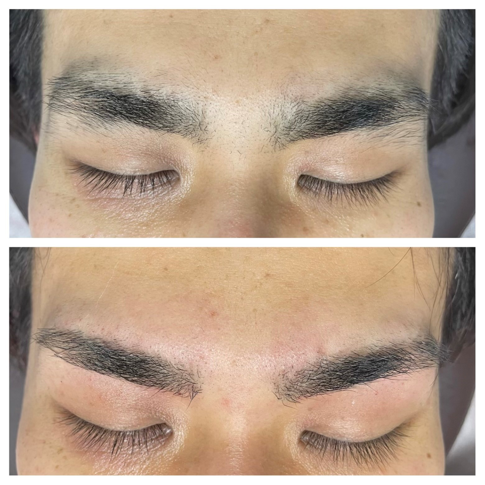 メンズ 眉 wax脱毛
